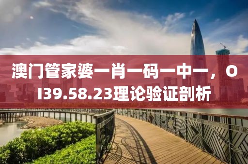 澳门管家婆一肖一码一中一，OI39.58.23理论验证剖析
