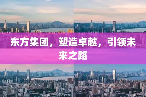 东方集团，塑造卓越，引领未来之路