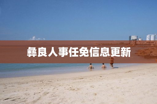 彝良人事任免信息更新