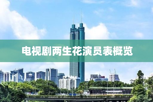 电视剧两生花演员表概览