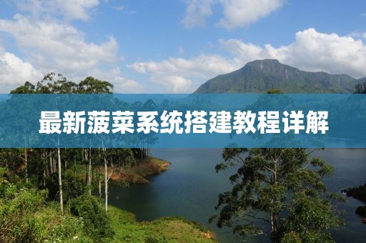 最新菠菜系统搭建教程详解