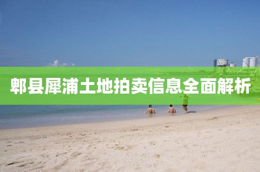 郫县犀浦土地拍卖信息全面解析