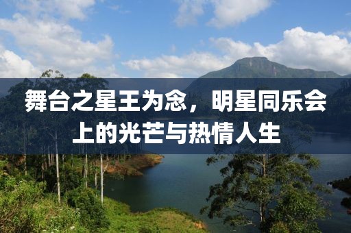舞台之星王为念，明星同乐会上的光芒与热情人生