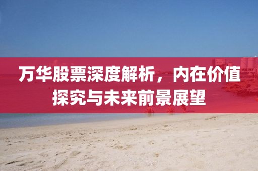 万华股票深度解析，内在价值探究与未来前景展望