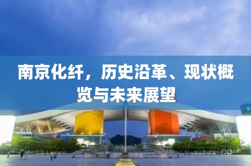 南京化纤，历史沿革、现状概览与未来展望