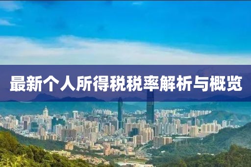 最新个人所得税税率解析与概览
