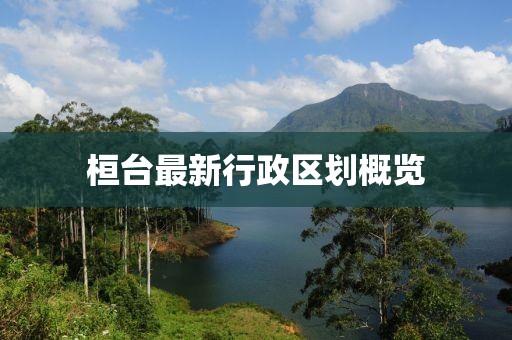 桓台最新行政区划概览