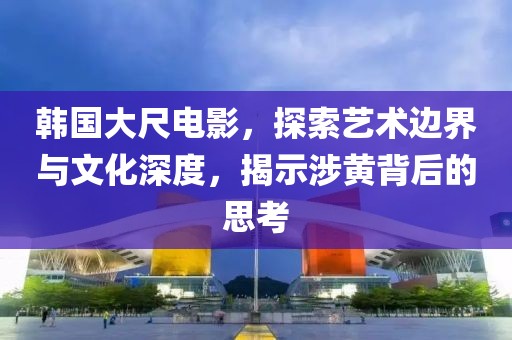 韩国大尺电影，探索艺术边界与文化深度，揭示涉黄背后的思考