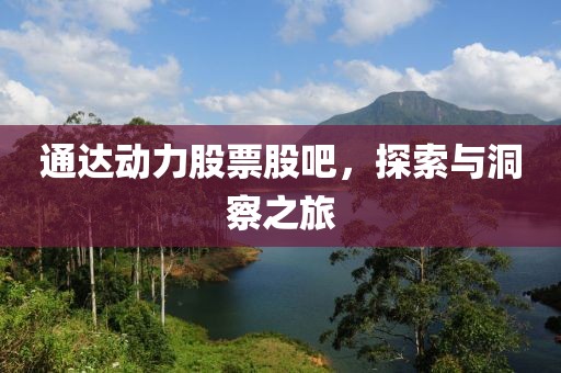 通达动力股票股吧，探索与洞察之旅