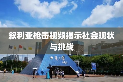 叙利亚枪击视频揭示社会现状与挑战
