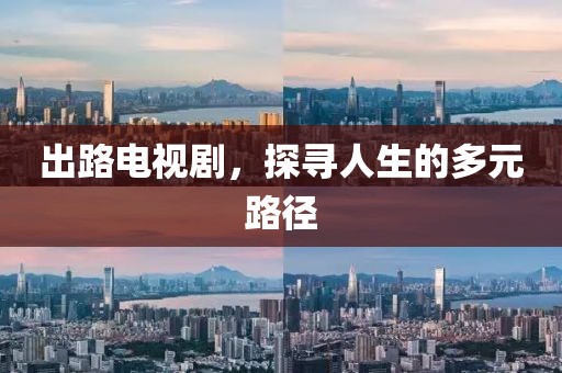 出路电视剧，探寻人生的多元路径