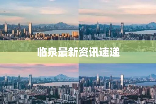 临泉最新资讯速递