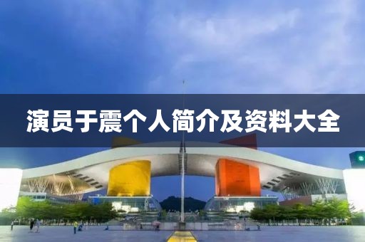 演员于震个人简介及资料大全