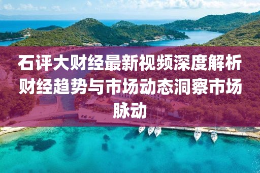 石评大财经最新视频深度解析财经趋势与市场动态洞察市场脉动