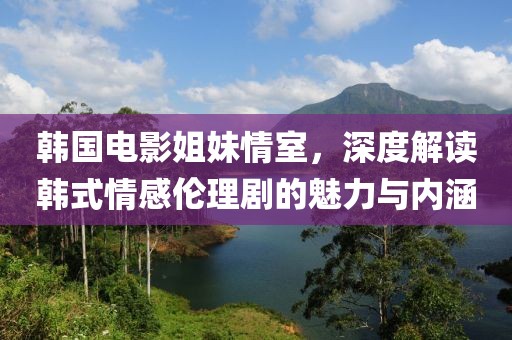韩国电影姐妹情室，深度解读韩式情感伦理剧的魅力与内涵