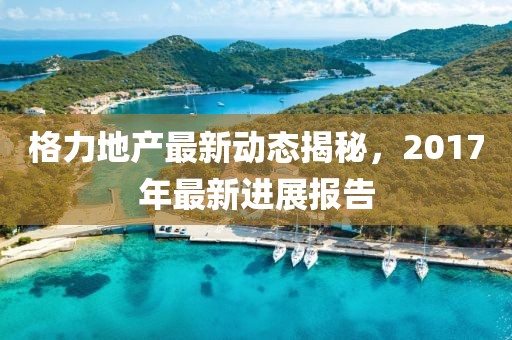 格力地产最新动态揭秘，2017年最新进展报告