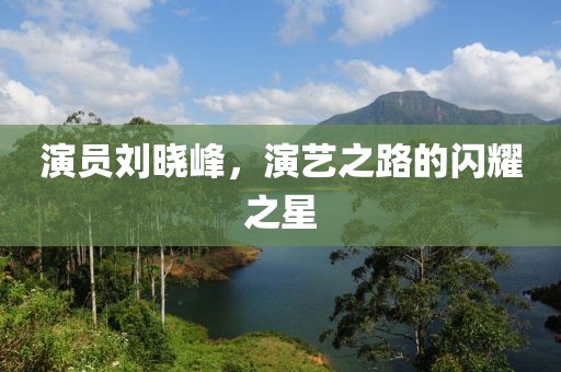 演员刘晓峰，演艺之路的闪耀之星