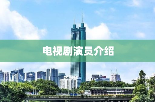 电视剧演员介绍