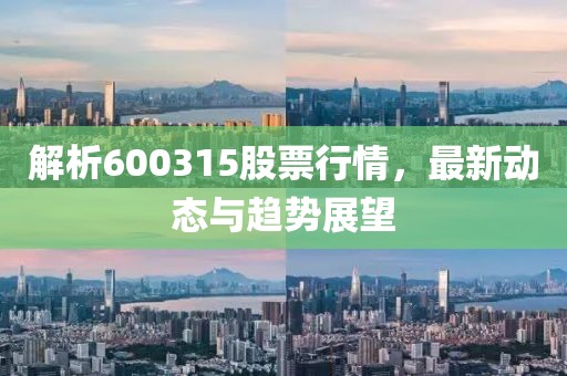 解析600315股票行情，最新动态与趋势展望