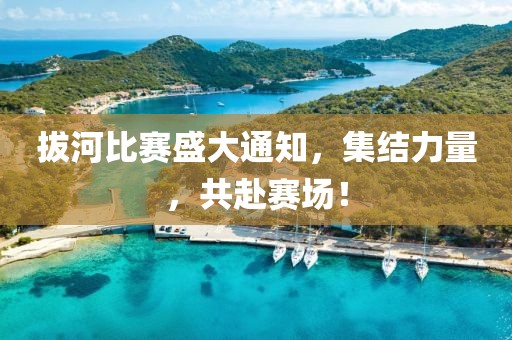 拔河比赛盛大通知，集结力量，共赴赛场！