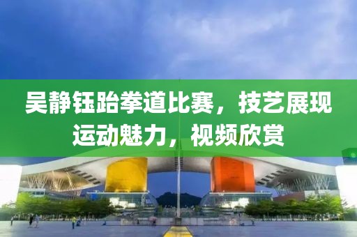 吴静钰跆拳道比赛，技艺展现运动魅力，视频欣赏