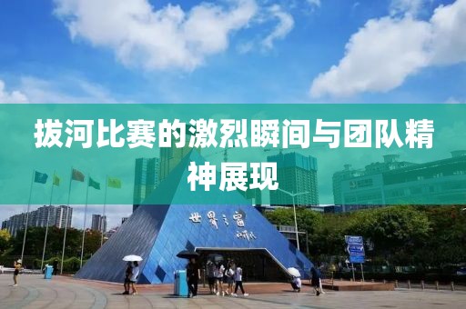 拔河比赛的激烈瞬间与团队精神展现