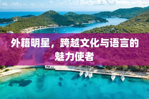 外籍明星，跨越文化与语言的魅力使者