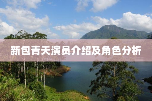 新包青天演员介绍及角色分析