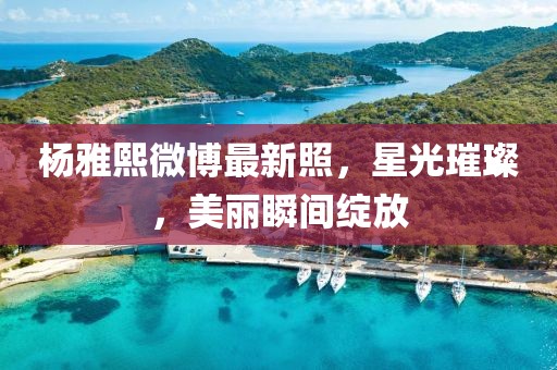 杨雅熙微博最新照，星光璀璨，美丽瞬间绽放