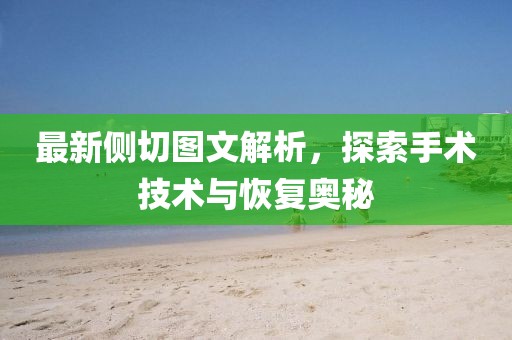 最新侧切图文解析，探索手术技术与恢复奥秘
