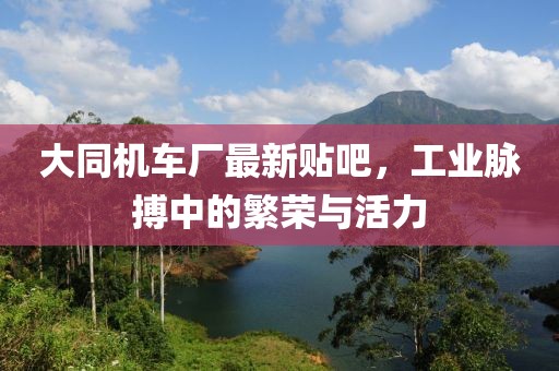 大同机车厂最新贴吧，工业脉搏中的繁荣与活力