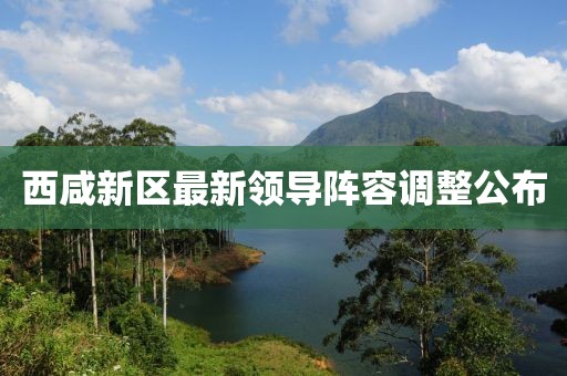 西咸新区最新领导阵容调整公布