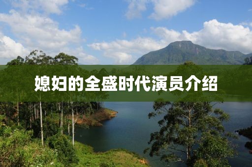 媳妇的全盛时代演员介绍