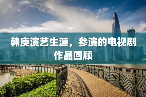 韩庚演艺生涯，参演的电视剧作品回顾