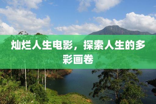灿烂人生电影，探索人生的多彩画卷