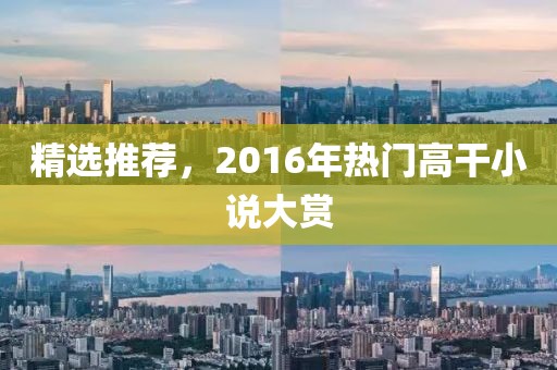 精选推荐，2016年热门高干小说大赏