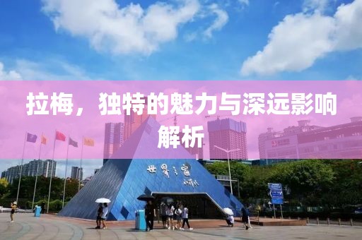 拉梅，独特的魅力与深远影响解析