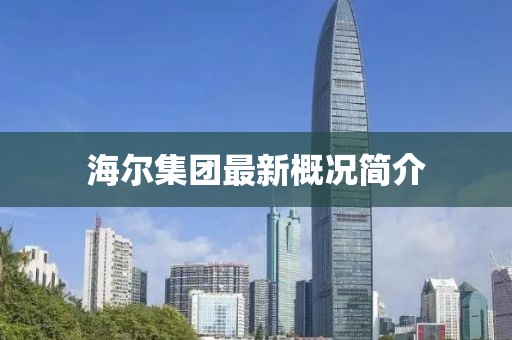 海尔集团最新概况简介