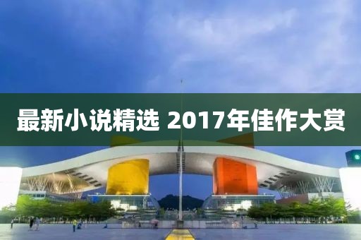 最新小说精选 2017年佳作大赏