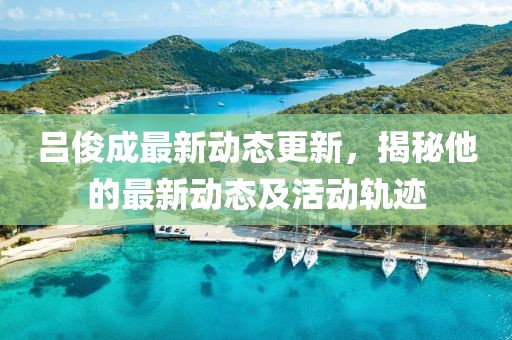 吕俊成最新动态更新，揭秘他的最新动态及活动轨迹