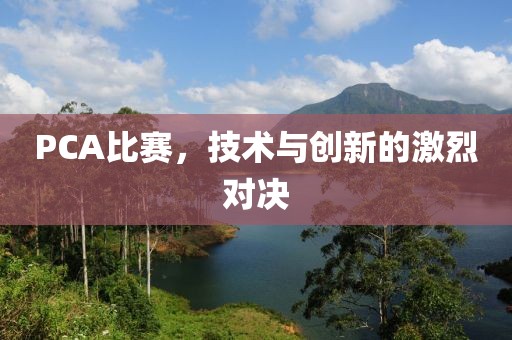 PCA比赛，技术与创新的激烈对决