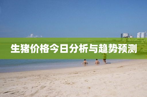 生猪价格今日分析与趋势预测