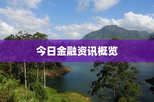 今日金融资讯概览