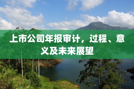 上市公司年报审计，过程、意义及未来展望