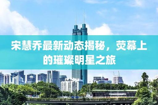 宋慧乔最新动态揭秘，荧幕上的璀璨明星之旅