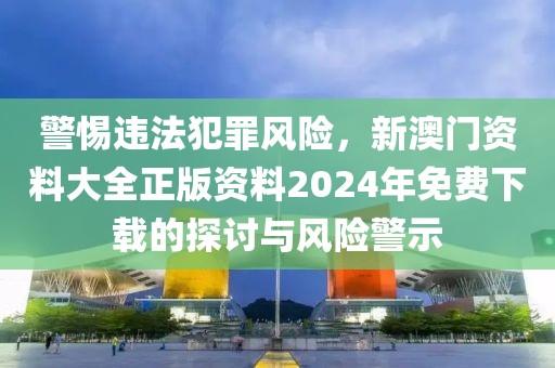 警惕违法犯罪风险，新澳门资料大全正版资料2024年免费下载的探讨与风险警示