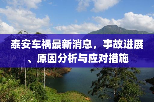 泰安车祸最新消息，事故进展、原因分析与应对措施