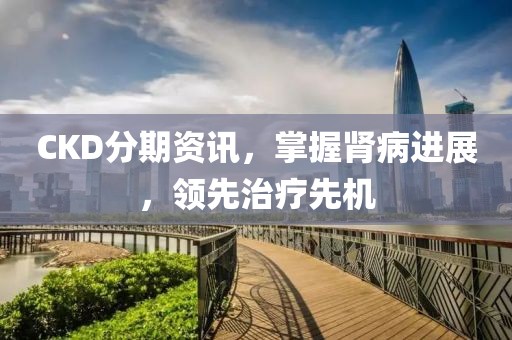 CKD分期资讯，掌握肾病进展，领先治疗先机