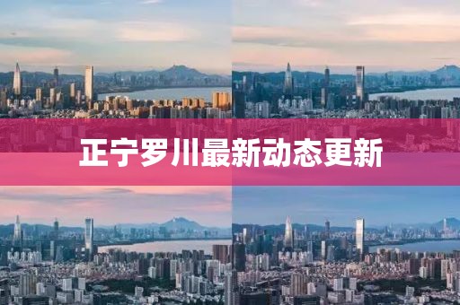正宁罗川最新动态更新