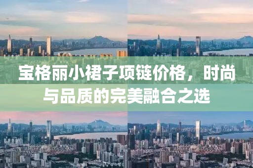 宝格丽小裙子项链价格，时尚与品质的完美融合之选